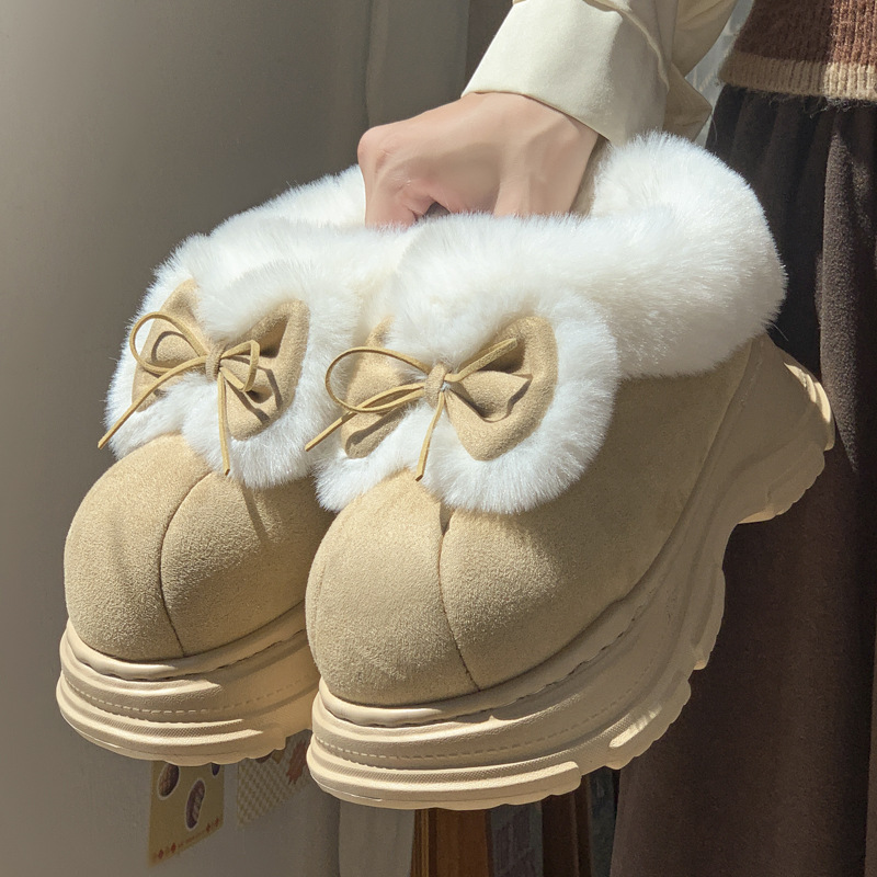 Winter Boot Insulated - Ciepłe, puszyste kapcie z imitacji futra