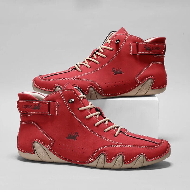 Men Shoes Trends - Skórzane buty codzienne, sneakersy męskie, modne