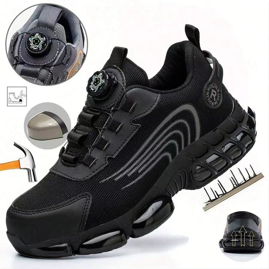 Men'S Shoes Comfort - Całoroczne obuwie robocze z metalowym podnoskiem