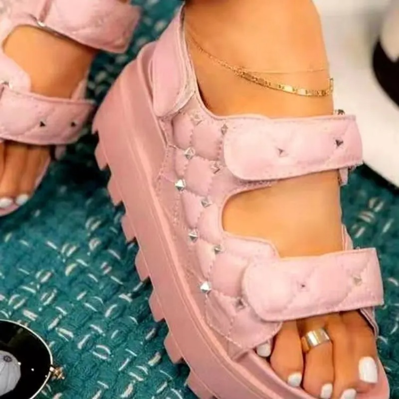 Velcro Strap Sandal - 2024 letnie sandały z grubą podeszwą