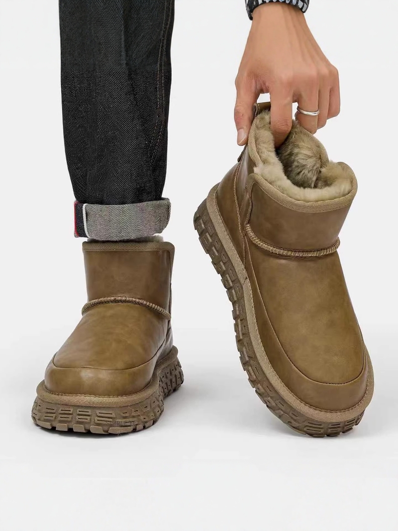 Men Shoes China - Męskie zimowe buty śniegowce z grubej,