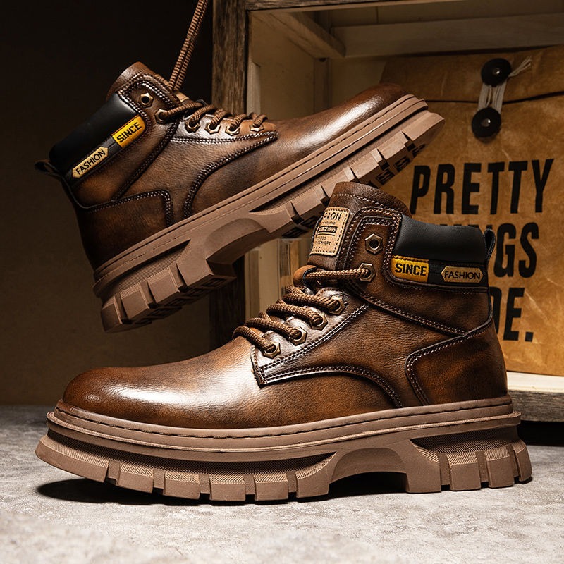 Winter Boot Insulated - Męskie botki na platformie w stylu