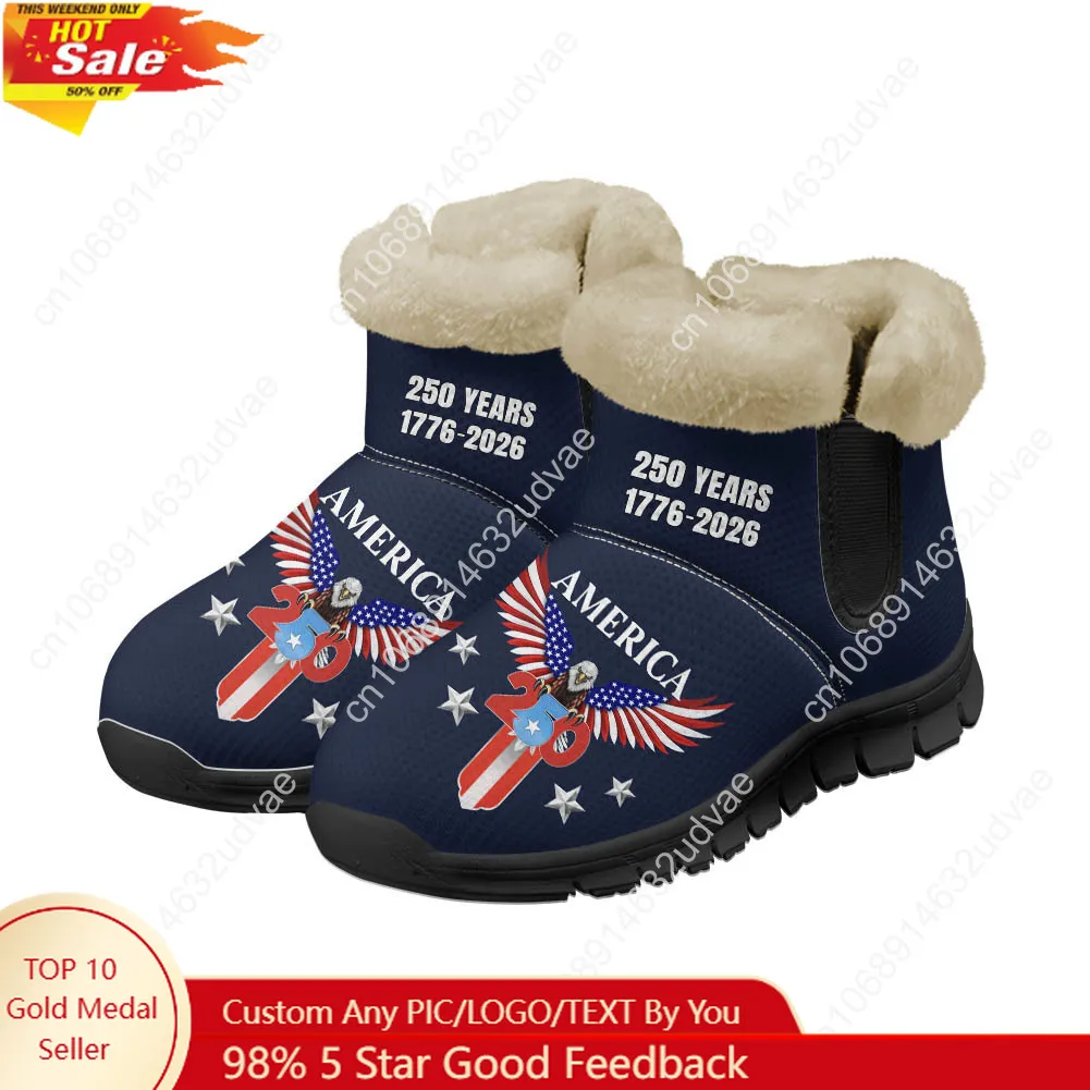 Men Shoes Casual - Ameryka 250. rocznica 1776-2026 Pluszowe buty