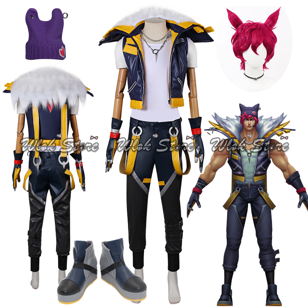 Men Shoes China - Gra LOL Heartsteel Cosplay kostium peruka