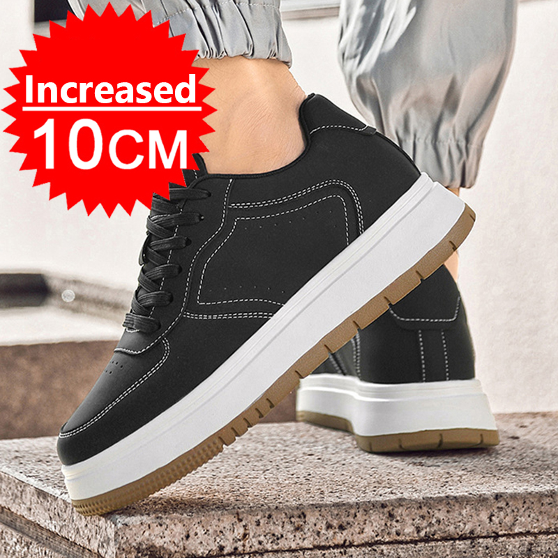Men Shoes Size Chart - Męskie buty podwyższające wzrost, sznurowane, sportowe,