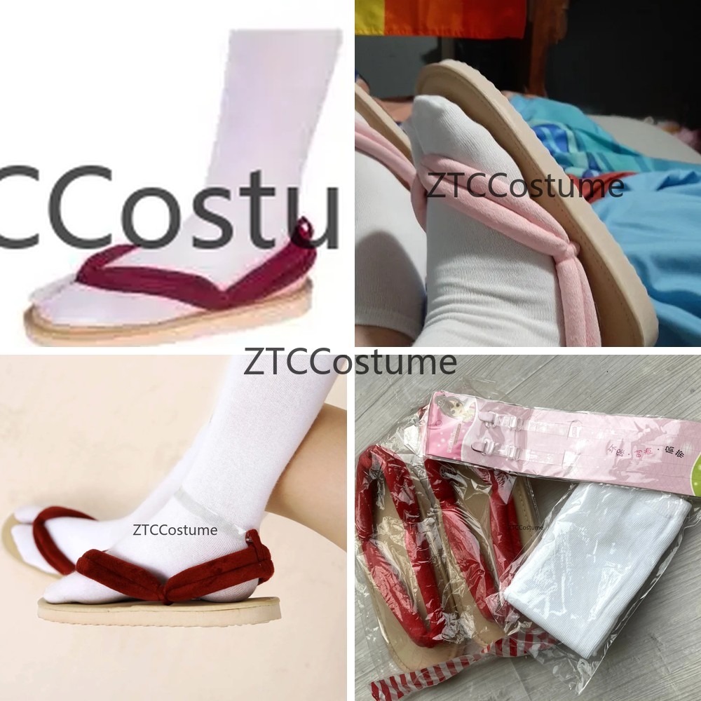 Men Shoes Europe To Us - Japońskie Anime Cosplay Buty Chodaki Sandały