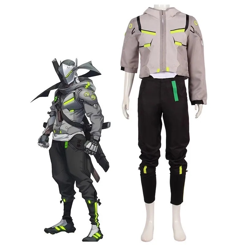 Men Shoes Europe To Us - Kostiumy Cosplay Genji z gry RGD4