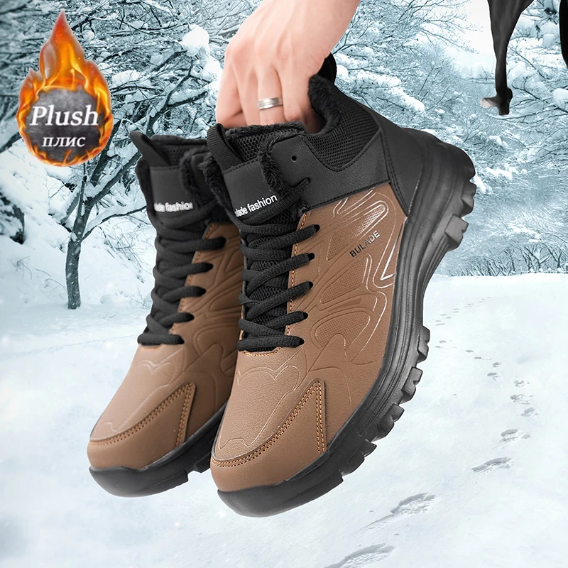 Winter Boot Insulated - ELUVA Męskie Śniegowce Wodoodporne Izolowane Zimowe