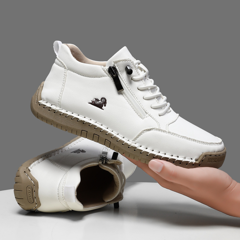 Men'S Shoes In Style - Damskie sneakersy, ręcznie robione skórzane buty
