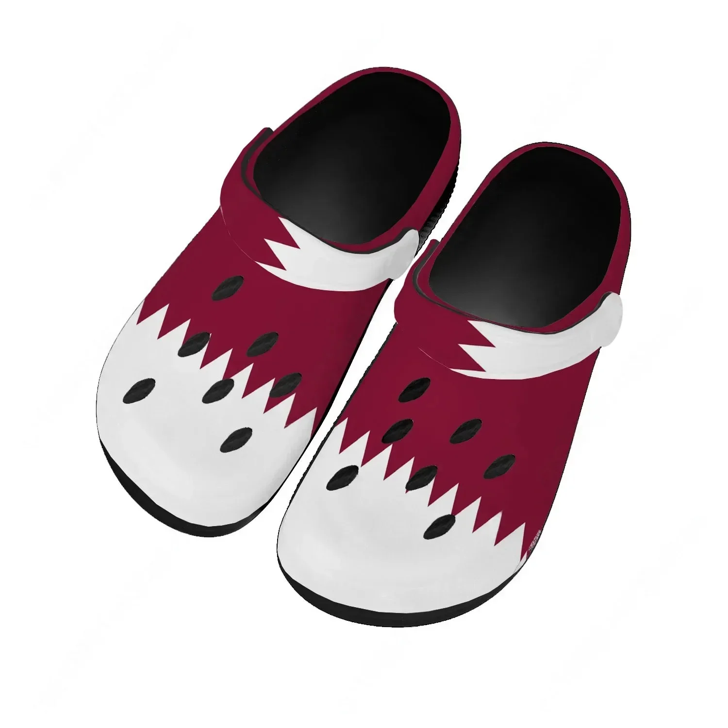 Klapki z motywem flagi Kataru  – Men Shoes Qatar recenzja i cena