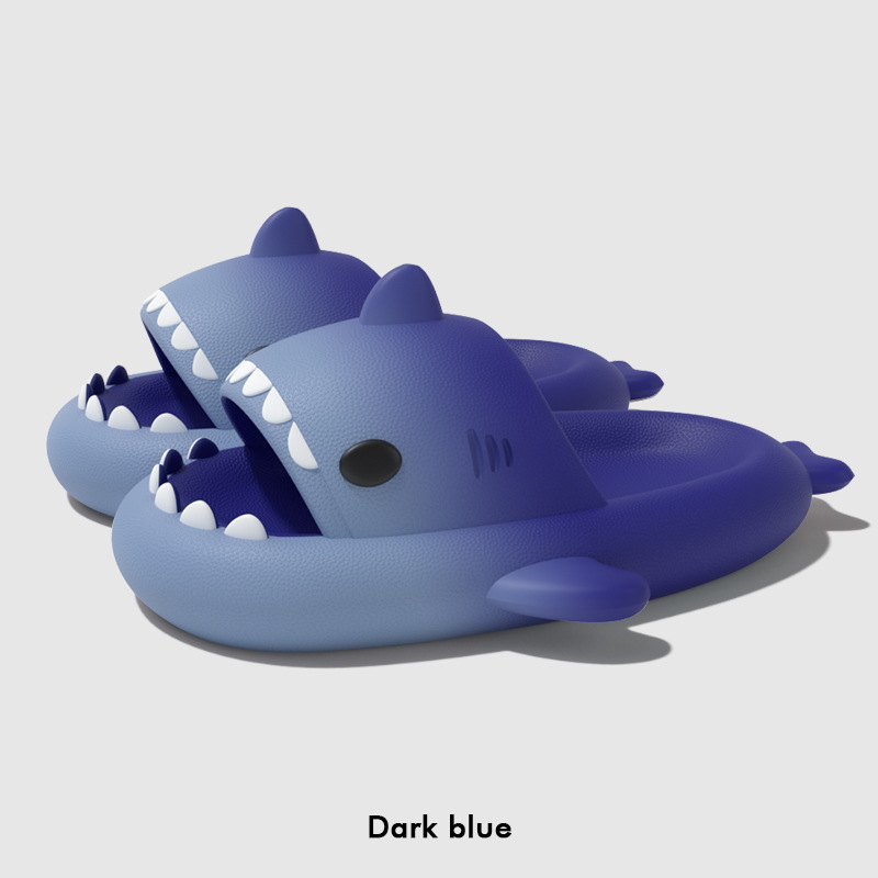 Cute Cartoon Shark kapcie dla  – Men'S Shoes In Style recenzja i cena