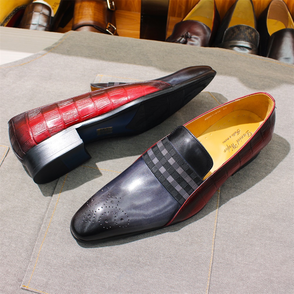 Męskie mokasyny ze skóry bydlę – Men Shoes Red Tape recenzja i cena