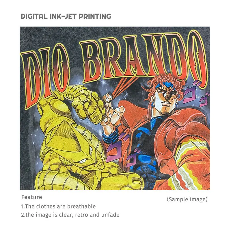 Bandai Anime JoJos T Shirt Vin – Men'S Shoes Xl recenzja i cena