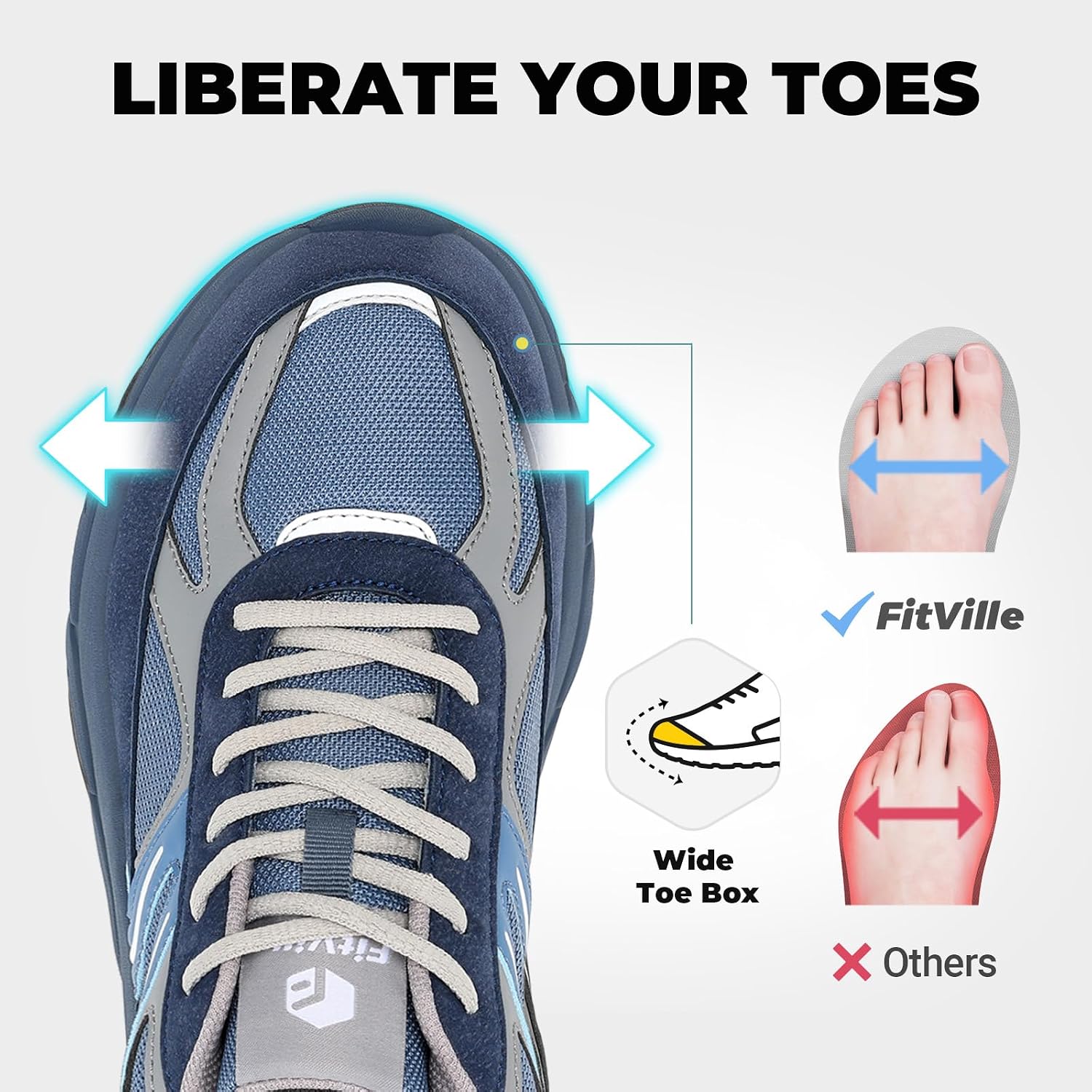 FitVille Szerokie Buty Męskie, – Men'S Shoes V5 Rnr recenzja i cena
