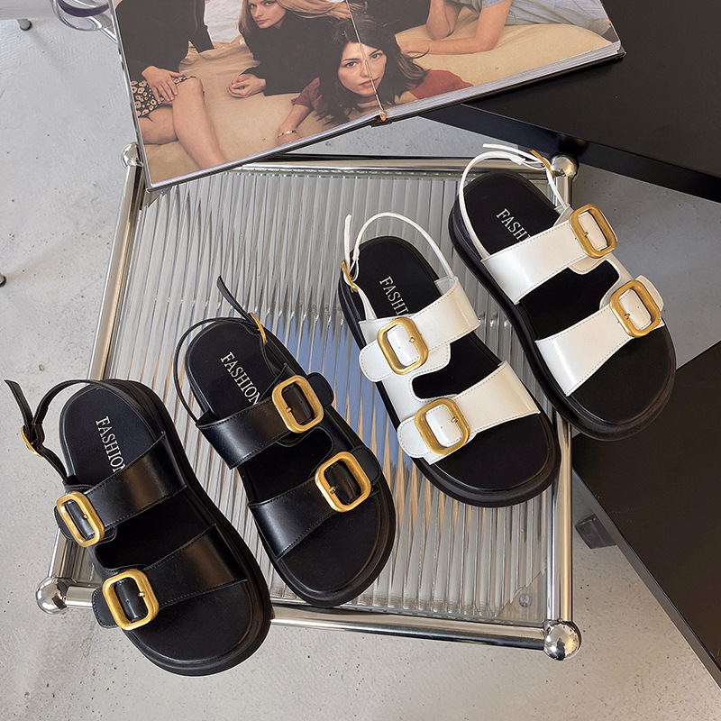 Gladiator platformy sandały da – Velcro Strap Sandal recenzja i cena