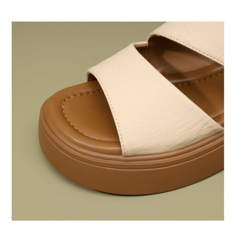 Letnie, miękkie, uniwersalne c – Velcro Strap Sandal recenzja i cena