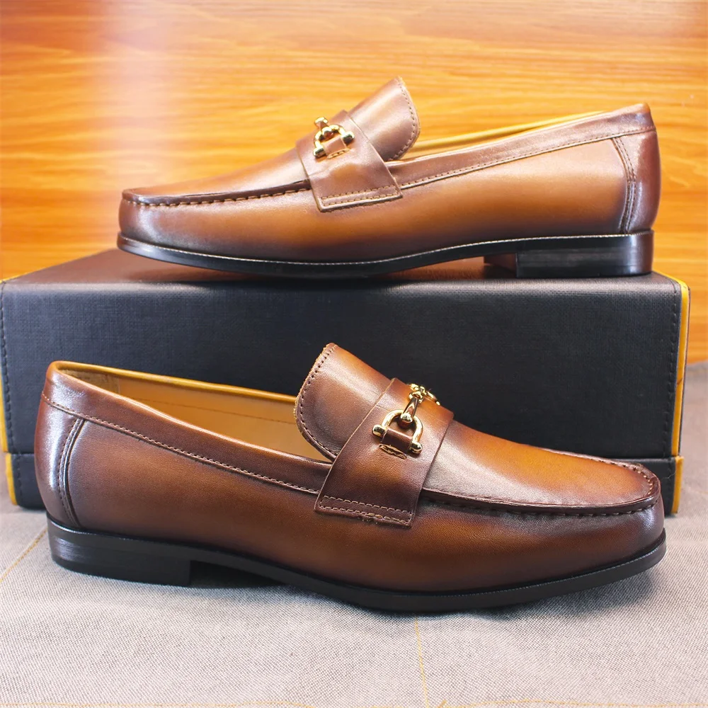 Męskie mokasyny, eleganckie bu – Men'S Shoes Comfort recenzja i cena