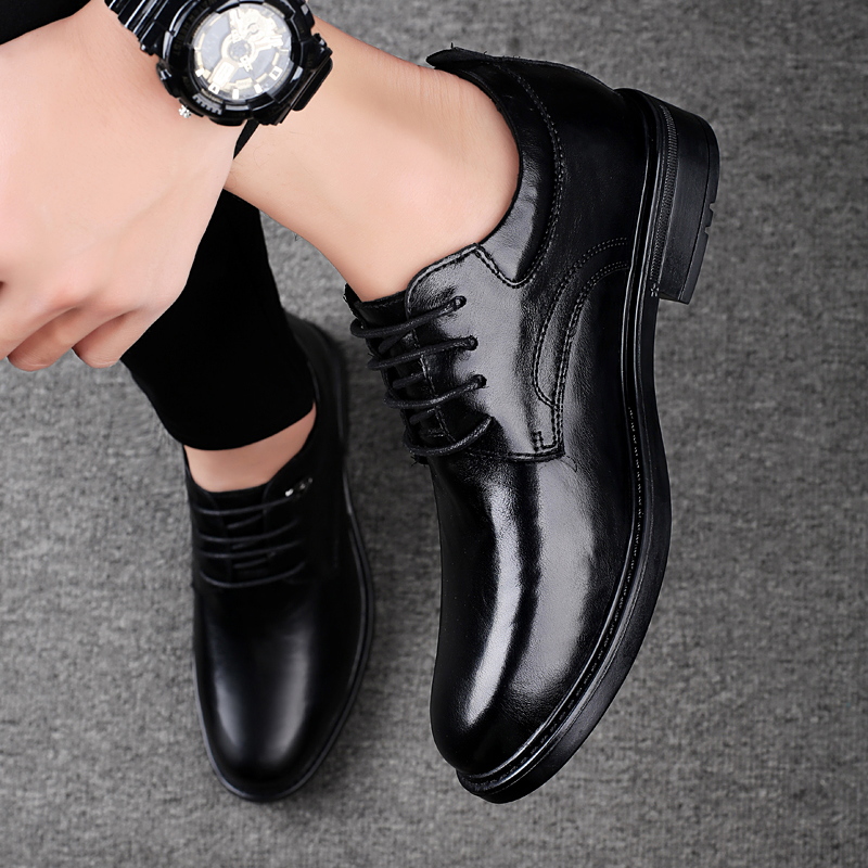 Skórzane buty casual z podwyżs – Men Shoes Size Chart recenzja i cena