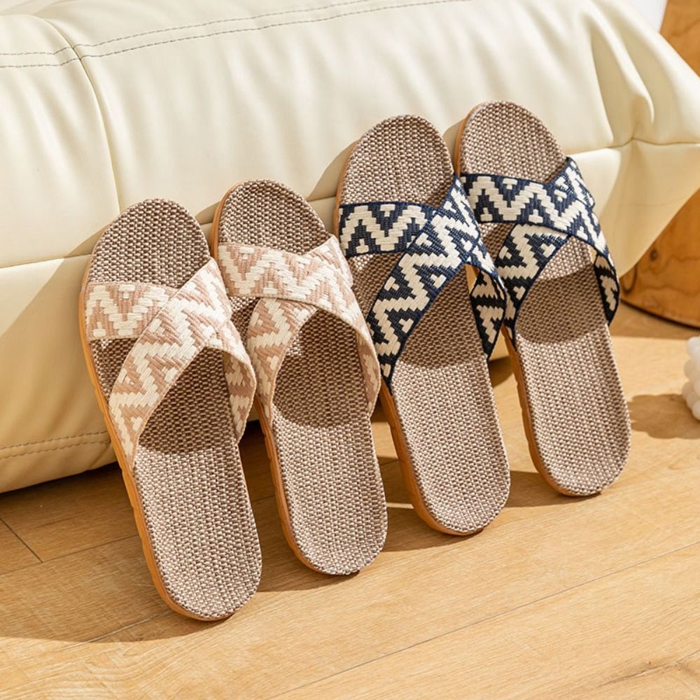 Modne etniczne lniane klapki z – Men'S Shoes In Style recenzja i cena