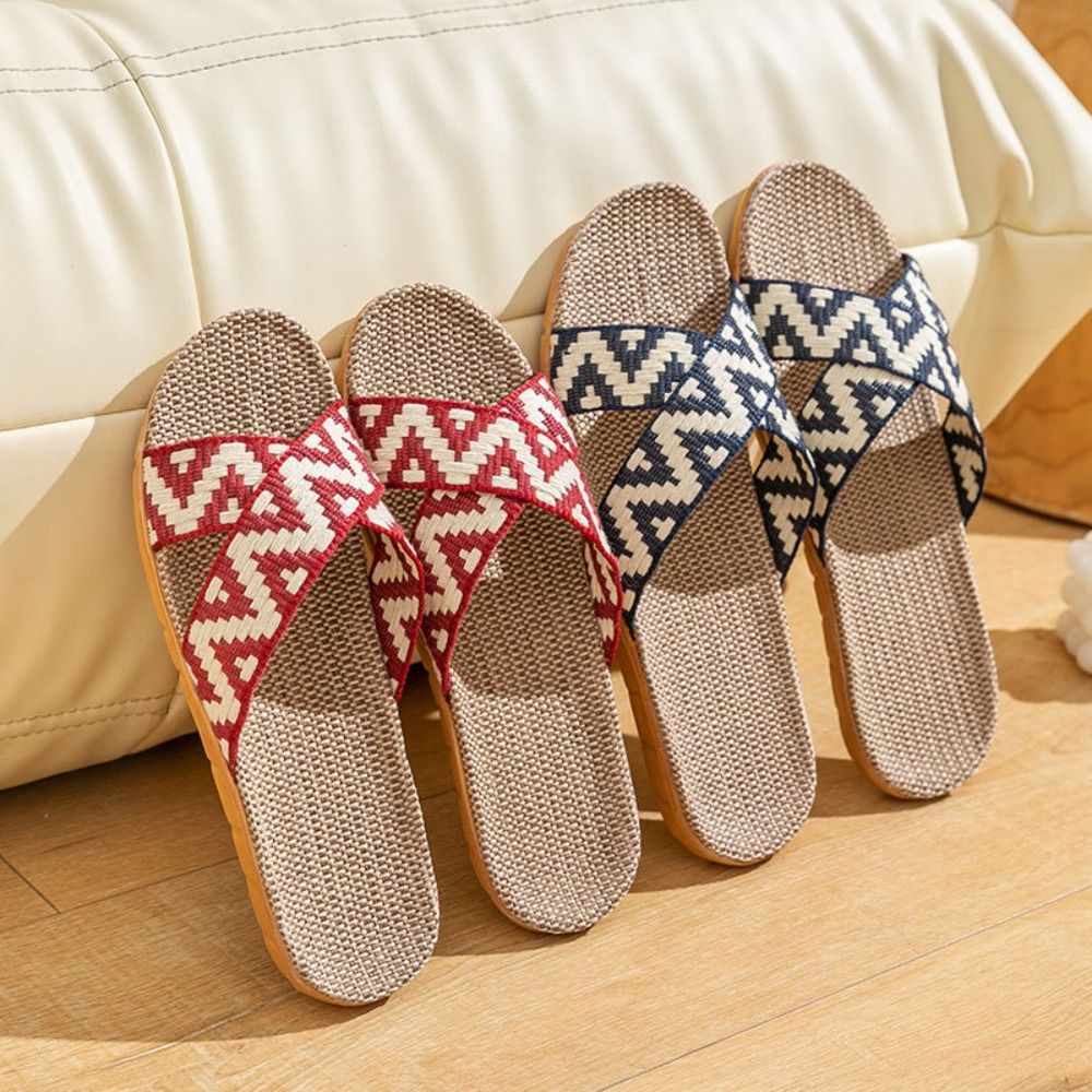 Modne etniczne lniane klapki z – Men'S Shoes In Style recenzja i cena
